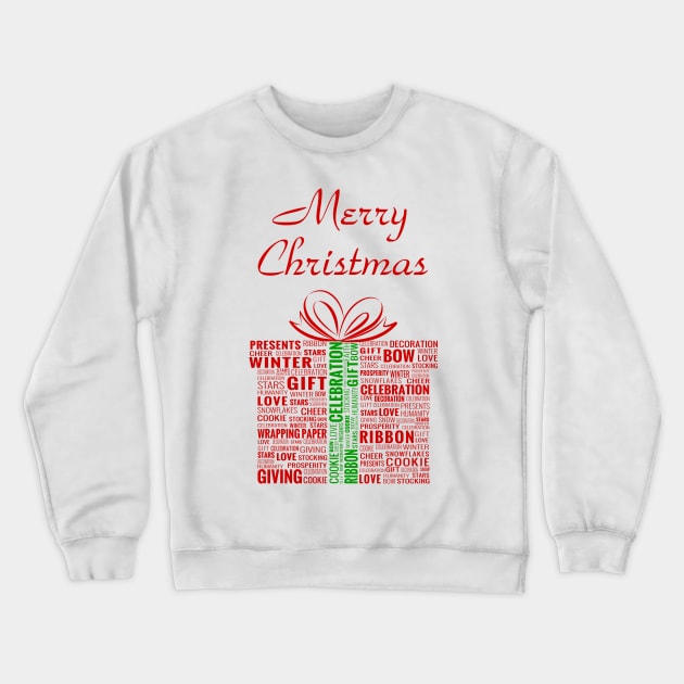 Merry Christmas Gift Shirt Crewneck Sweatshirt by guitar75